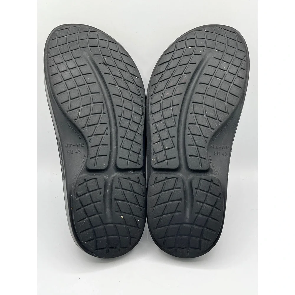 OOFOS OOriginal Sport Slide Sandals Men Black Athletic Recovery Sz EU 43 US 10